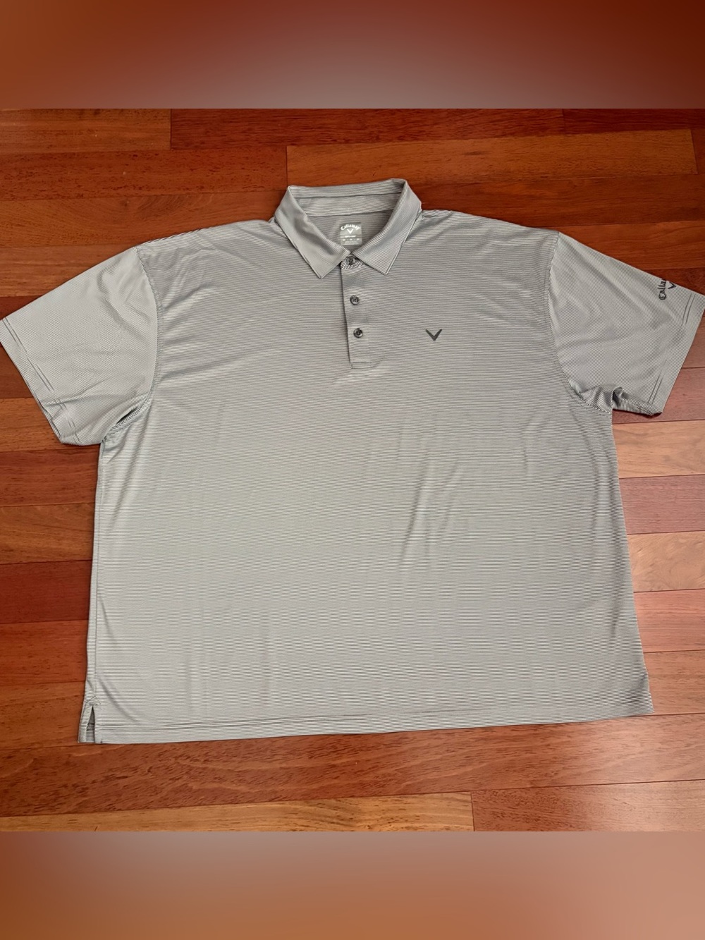 Callaway Striped Short Sleeve Golf Polo Size 3X